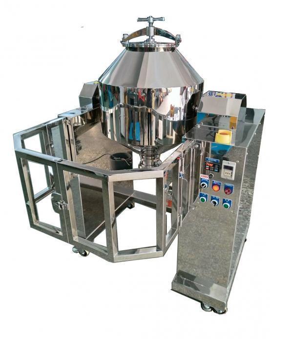 20 Kg Stainless Steel Double Cone Powder Blender
